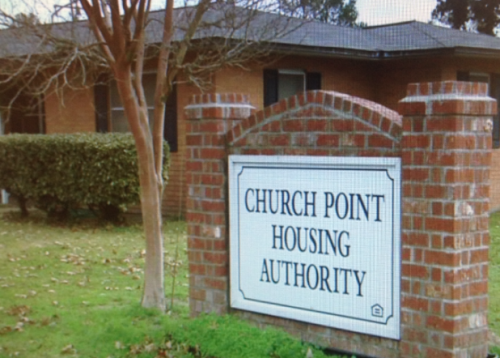 Church Point Housing Authority outdoor sign